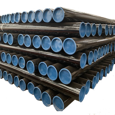 X52 X56 X60 X65 API Line Pipe Hot Rolled Steel Gas Pipe Black Painted