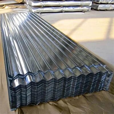 10 Ft CGCC SGCC Galvanized Steel Corrugated Roof Panel Galv Corrugated Sheet