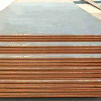 Length 1000-12000mm Ship Steel Plate Grade Q235NH Atmospheric Resistant